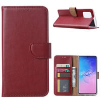 Bookcase Samsung Galaxy S10 Lite hoesje - Bordeauxrood