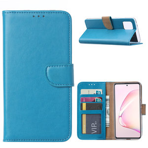 Bookcase Samsung Galaxy Note 10 Lite hoesje - Blauw