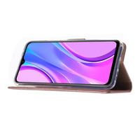 Bookcase Xiaomi Redmi 9 hoesje - Rosé Goud