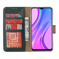 Bookcase Xiaomi Redmi 9 hoesje - Smaragdgroen