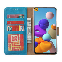 Bookcase Samsung Galaxy A21S hoesje - Blauw
