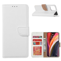 Bookcase Apple iPhone 12 Pro hoesje - Wit