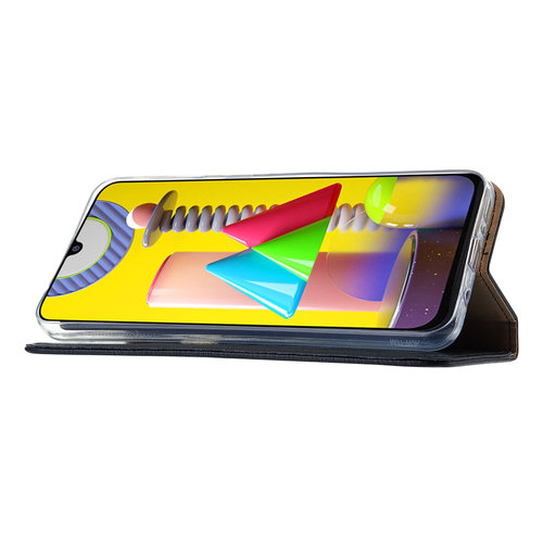 Bookcase Samsung Galaxy M31 hoesje - Zwart