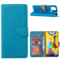 Bookcase Samsung Galaxy M31 hoesje - Blauw