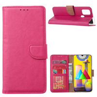 Bookcase Samsung Galaxy M31 hoesje - Roze