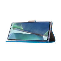 Bookcase Samsung Galaxy Note 20 hoesje - Blauw