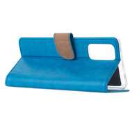 Bookcase Samsung Galaxy Note 20 hoesje - Blauw