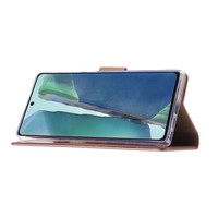 Bookcase Samsung Galaxy Note 20 hoesje - Rosé Goud