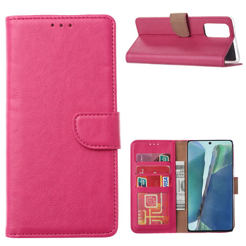 Bookcase Samsung Galaxy Note 20 hoesje - Roze
