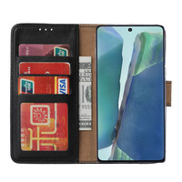 Bookcase Samsung Galaxy Note 20 hoesje - Zwart