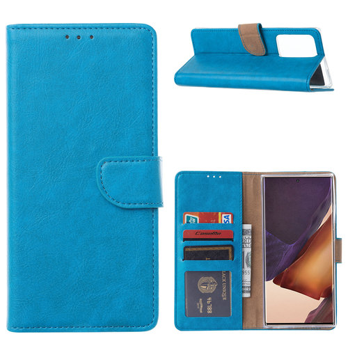 Bookcase Samsung Galaxy Note 20 Ultra hoesje - Blauw
