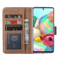 Panter print Bookcase hoesje voor de Samsung Galaxy A71