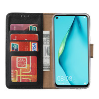 Bookcase Huawei P40 Lite hoesje - Zwart