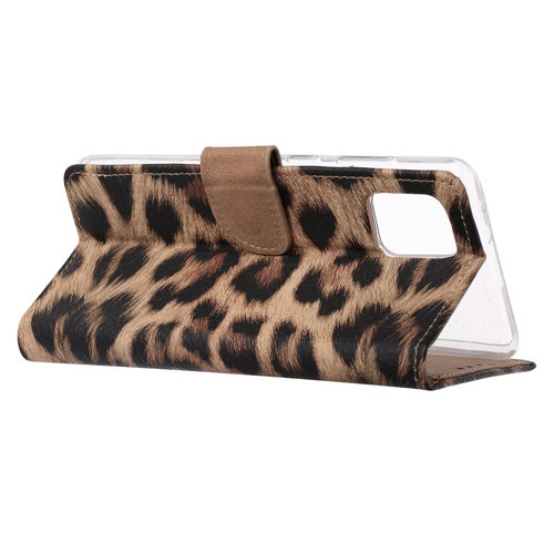 Panter print Bookcase hoesje voor de Samsung Galaxy Note 10 Lite