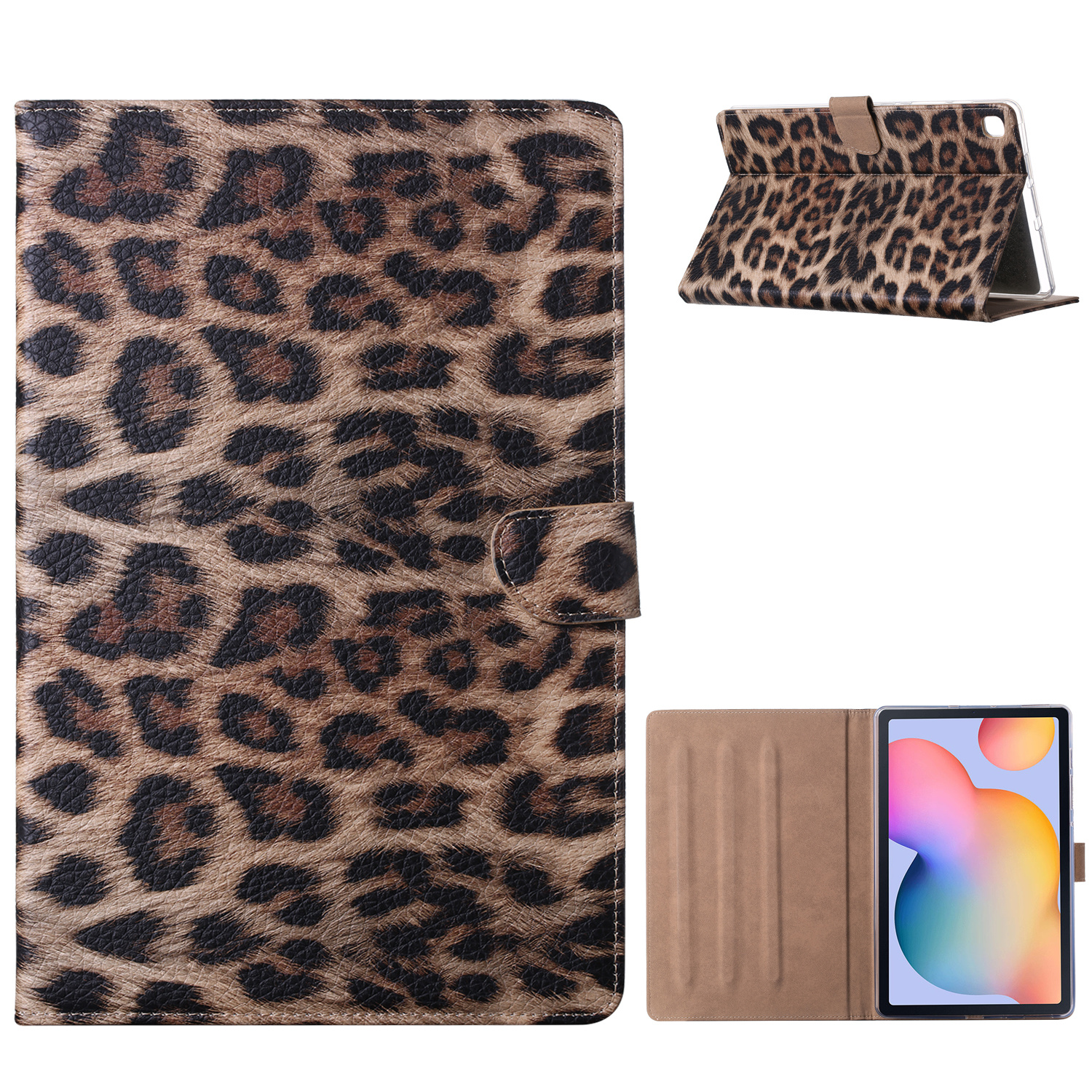 Panter print hoes voor de Samsung Galaxy Tab S6 P610-P615 (10.4 i - Diamtelecom