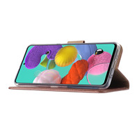 Bookcase Samsung Galaxy A51 hoesje - Rosé Goud