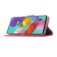 Bookcase Samsung Galaxy A51 hoesje - Roze