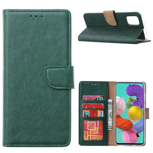 Bookcase Samsung Galaxy A51 hoesje - Smaragdgroen