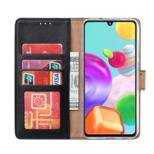 Bookcase Samsung Galaxy A41 hoesje - Zwart