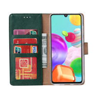 Bookcase Samsung Galaxy A41 hoesje - Smaragdgroen