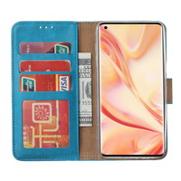 Bookcase Oppo Find X2 Neo Hoesje - Blauw