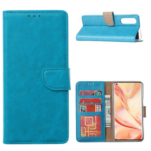 Bookcase Oppo Find X2 Neo Hoesje - Blauw