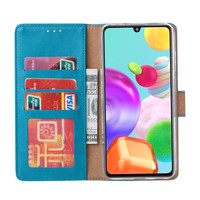 Bookcase Samsung Galaxy A41 hoesje - Blauw