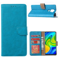 Bookcase Xiaomi Redmi Note 9 Hoesje - Blauw