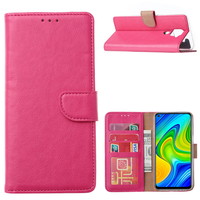 Bookcase Xiaomi Redmi Note 9 Hoesje - Roze