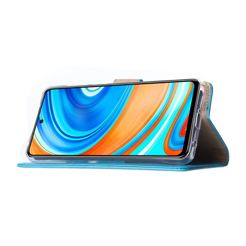 Bookcase Xiaomi Redmi Note 9 Pro Hoesje - Blauw