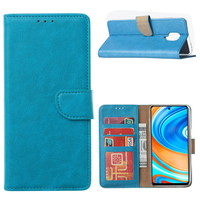 Bookcase Xiaomi Redmi Note 9 Pro Hoesje - Blauw