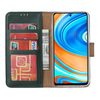 Bookcase Xiaomi Redmi Note 9 Pro Hoesje - Smaragdgroen