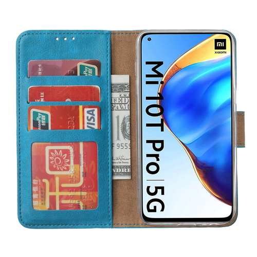 Bookcase Xiaomi Mi 10T Pro 5G Hoesje - Blauw