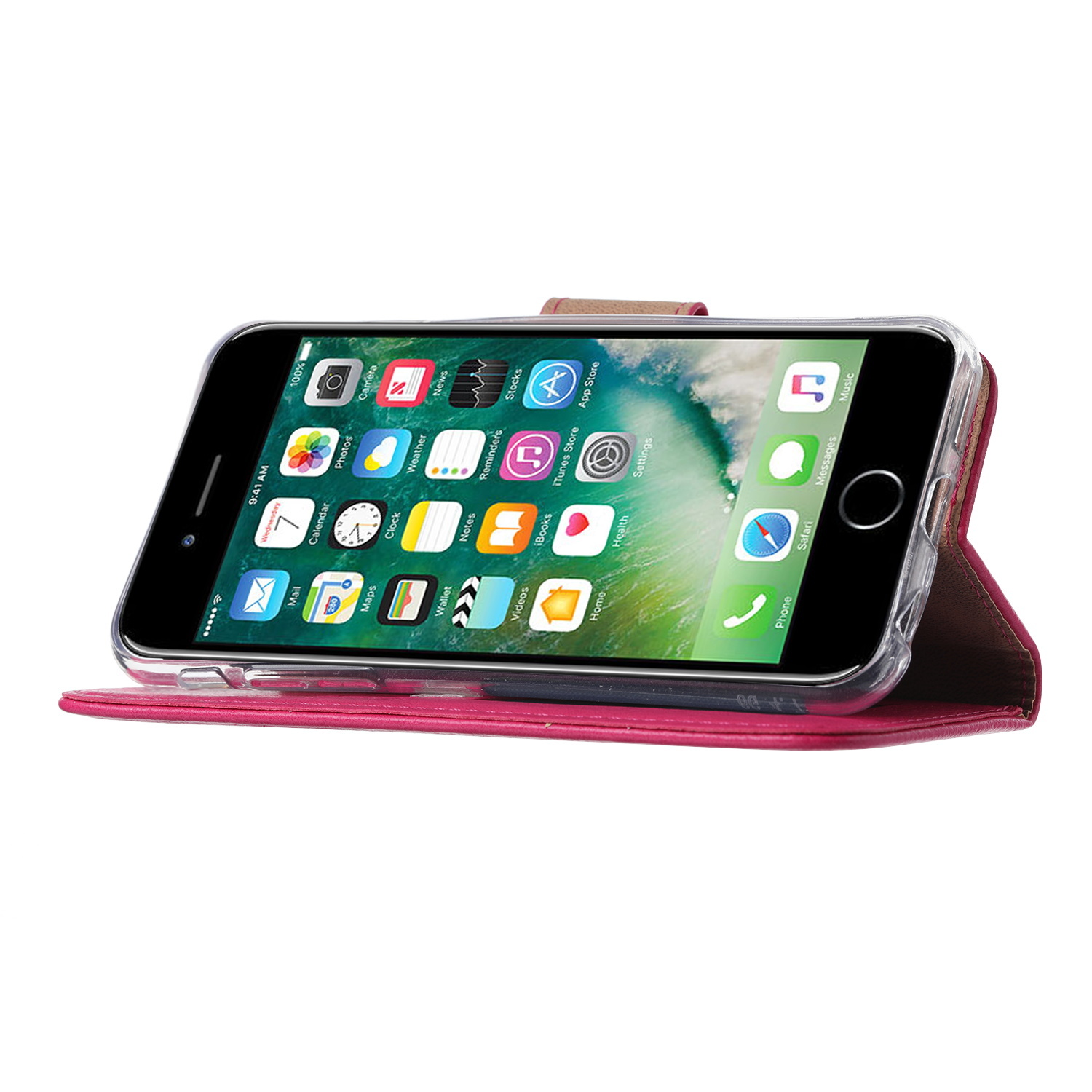 Bookcase Apple iPhone 6 / 6S hoesje - Roze
