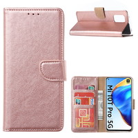 Bookcase Xiaomi Mi 10T Pro 5G Hoesje - Rosé Goud