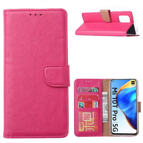 Bookcase Xiaomi Mi 10T Pro 5G Hoesje - Roze