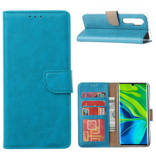 Bookcase Xiaomi Mi Note 10 Lite Hoesje - Blauw