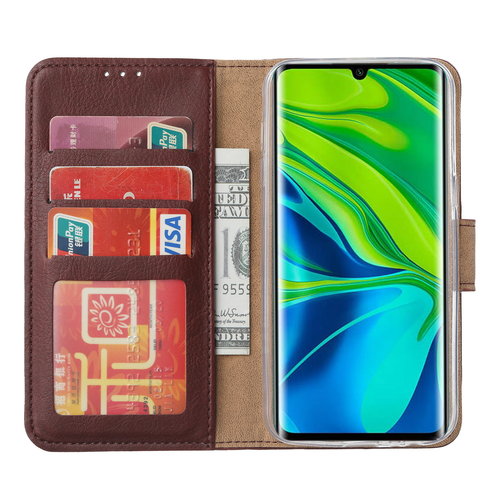 Bookcase Xiaomi Mi Note 10 Lite Hoesje - Bordeauxrood