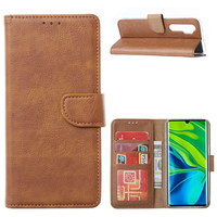 Bookcase Xiaomi Mi Note 10 Lite Hoesje - Bruin