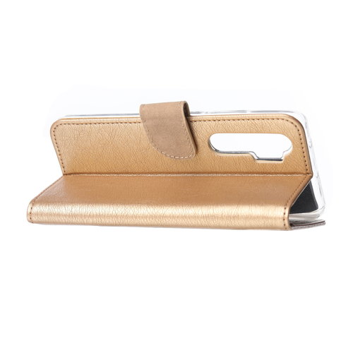 Bookcase Xiaomi Mi Note 10 Lite Hoesje - Goud