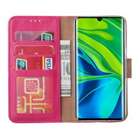 Bookcase Xiaomi Mi Note 10 Lite Hoesje - Roze