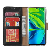 Bookcase Xiaomi Mi Note 10 Lite Hoesje - Zwart