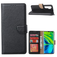 Bookcase Xiaomi Mi Note 10 Lite Hoesje - Zwart