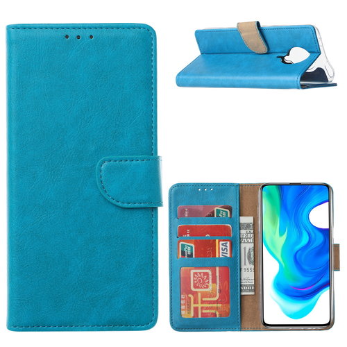 Bookcase Xiaomi Poco F2 Pro Hoesje - Blauw