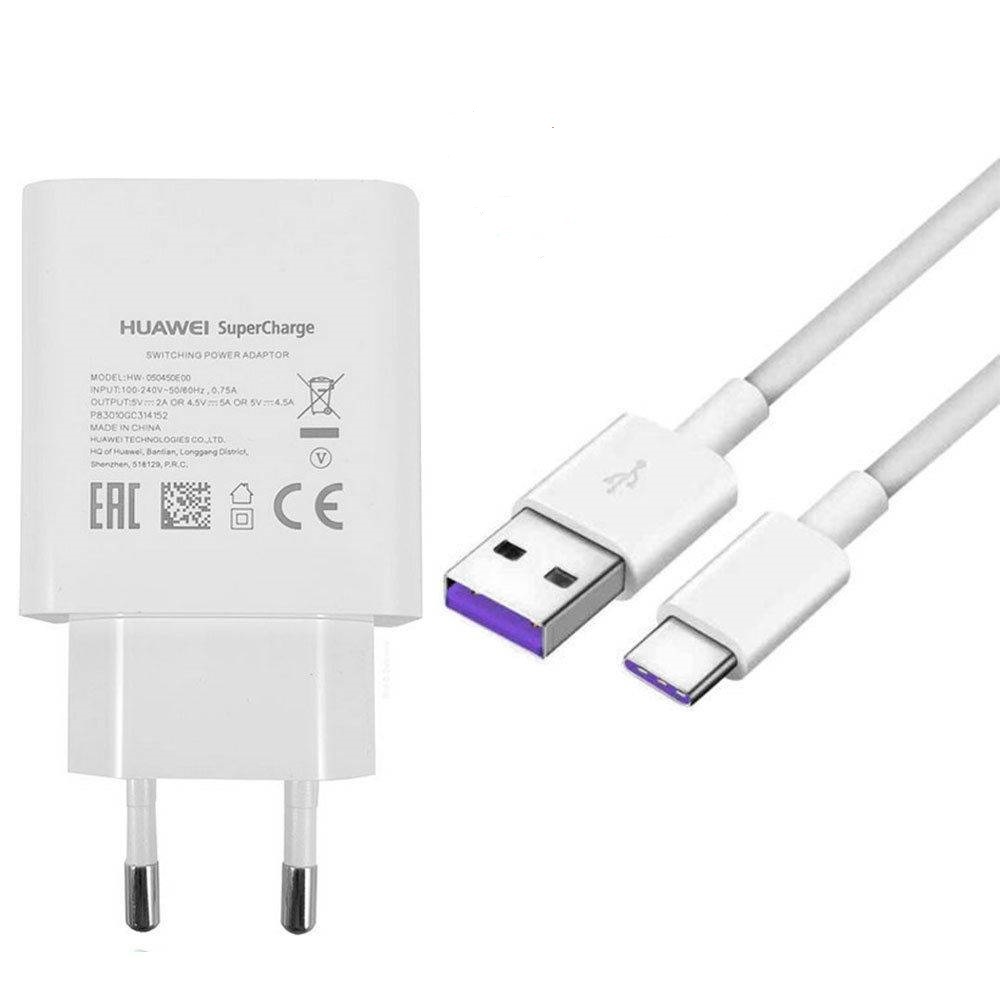 Huawei Oplader Adapter kop + USB Type-C kabel - 5A - Diamtelecom