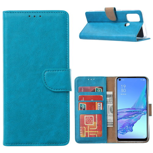 Bookcase Oppo A53 / A53S hoesje - Blauw