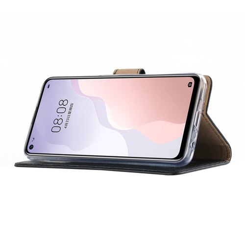 Bookcase Huawei Nova 7 SE hoesje - Zwart