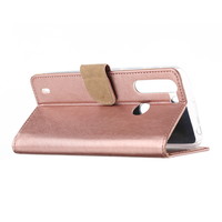 Bookcase Motorola One Fusion hoesje - Rosé Goud