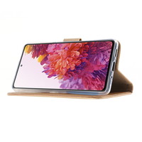 Bookcase Samsung Galaxy S20 FE hoesje - Goud