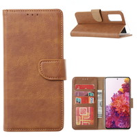 Bookcase Samsung Galaxy S20 FE hoesje - Bruin